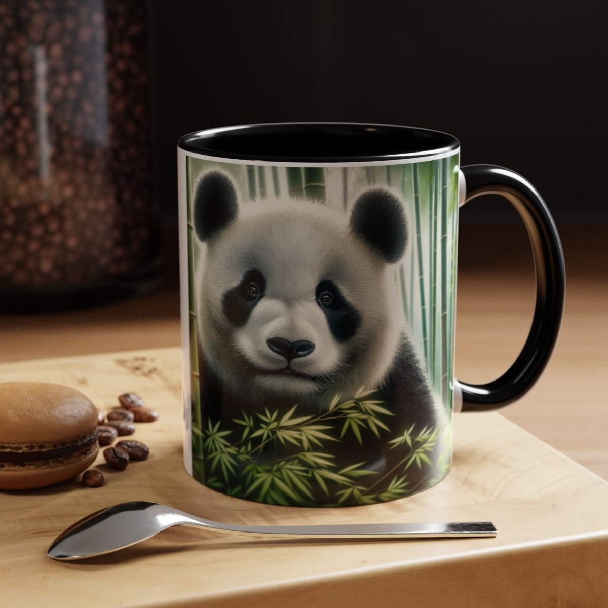 Coffee Mug - Panda in Bamboo Forest Design - Earthbound Pacific