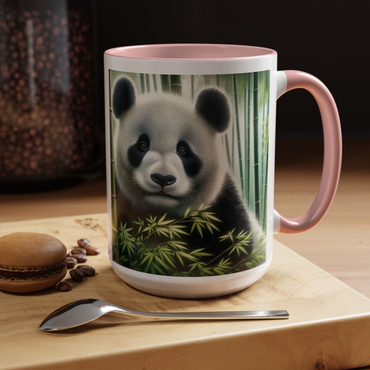 Coffee Mug - Panda in Bamboo Forest Design - Earthbound Pacific