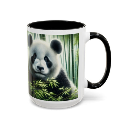 Coffee Mug - Panda in Bamboo Forest Design - Earthbound Pacific