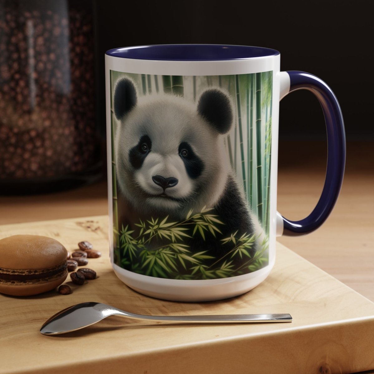 Coffee Mug - Panda in Bamboo Forest Design - Earthbound Pacific