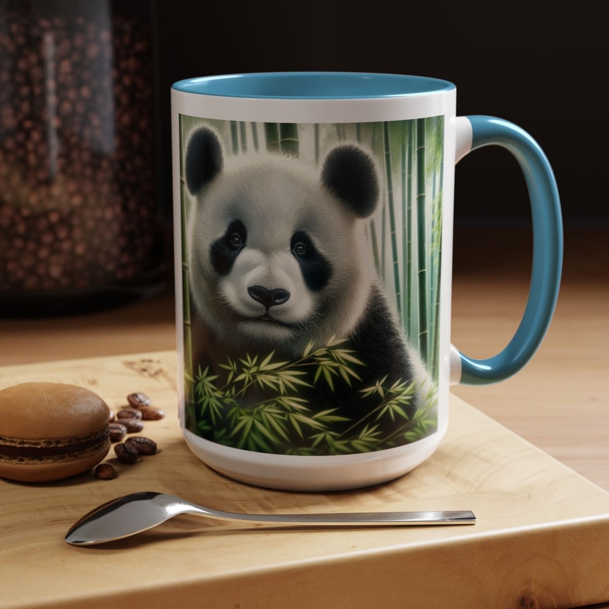 Coffee Mug - Panda in Bamboo Forest Design - Earthbound Pacific