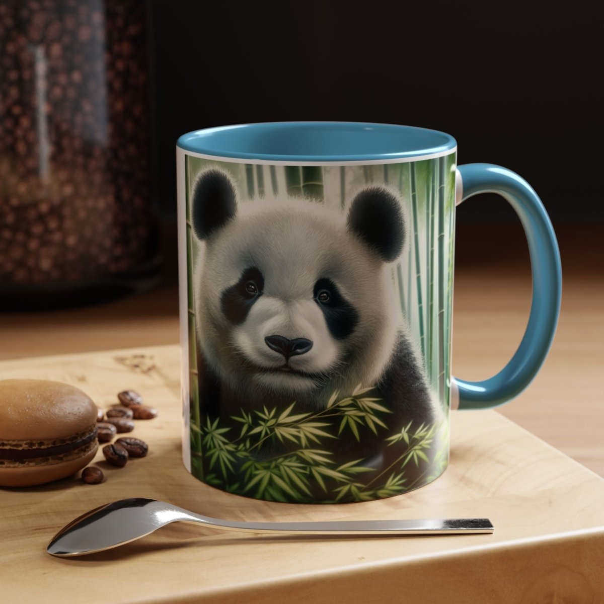 Coffee Mug - Panda in Bamboo Forest Design - Earthbound Pacific