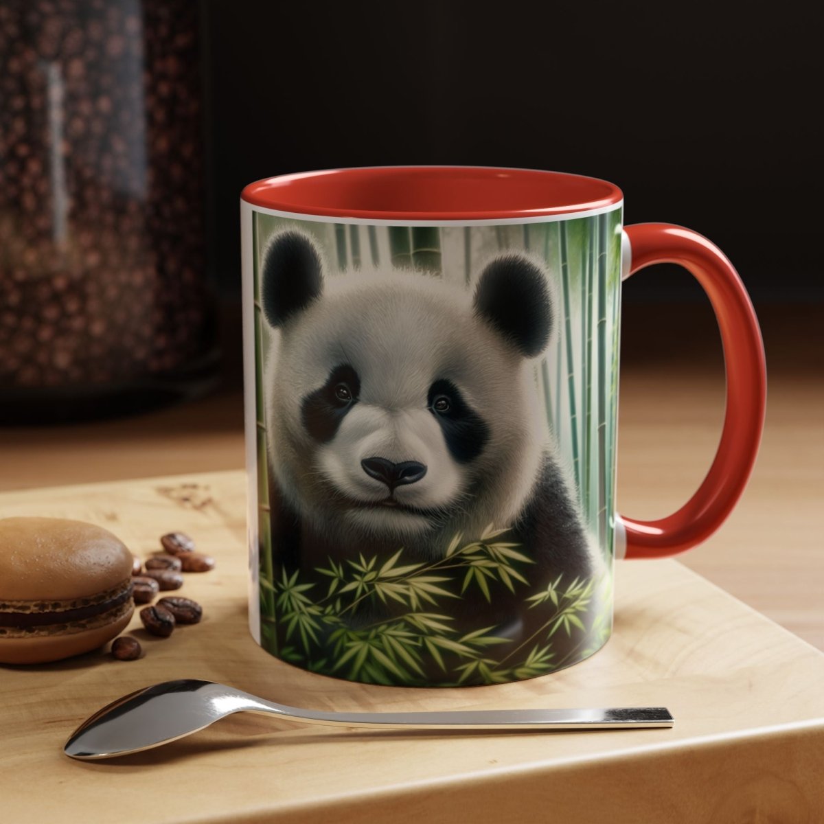 Coffee Mug - Panda in Bamboo Forest Design - Earthbound Pacific