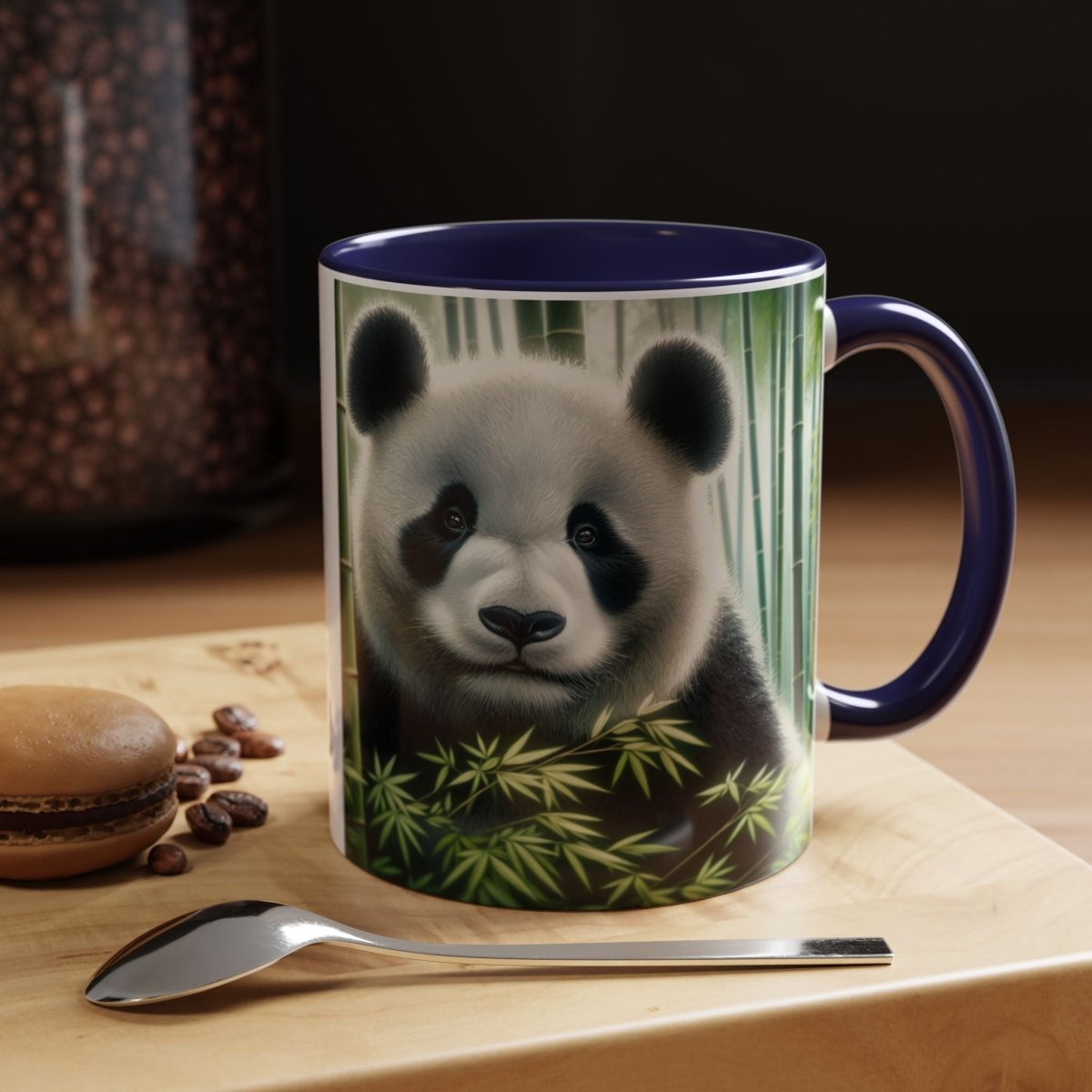 Coffee Mug - Panda in Bamboo Forest Design - Earthbound Pacific