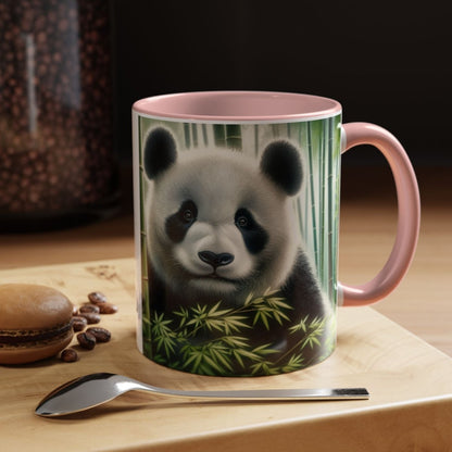 Coffee Mug - Panda in Bamboo Forest Design - Earthbound Pacific