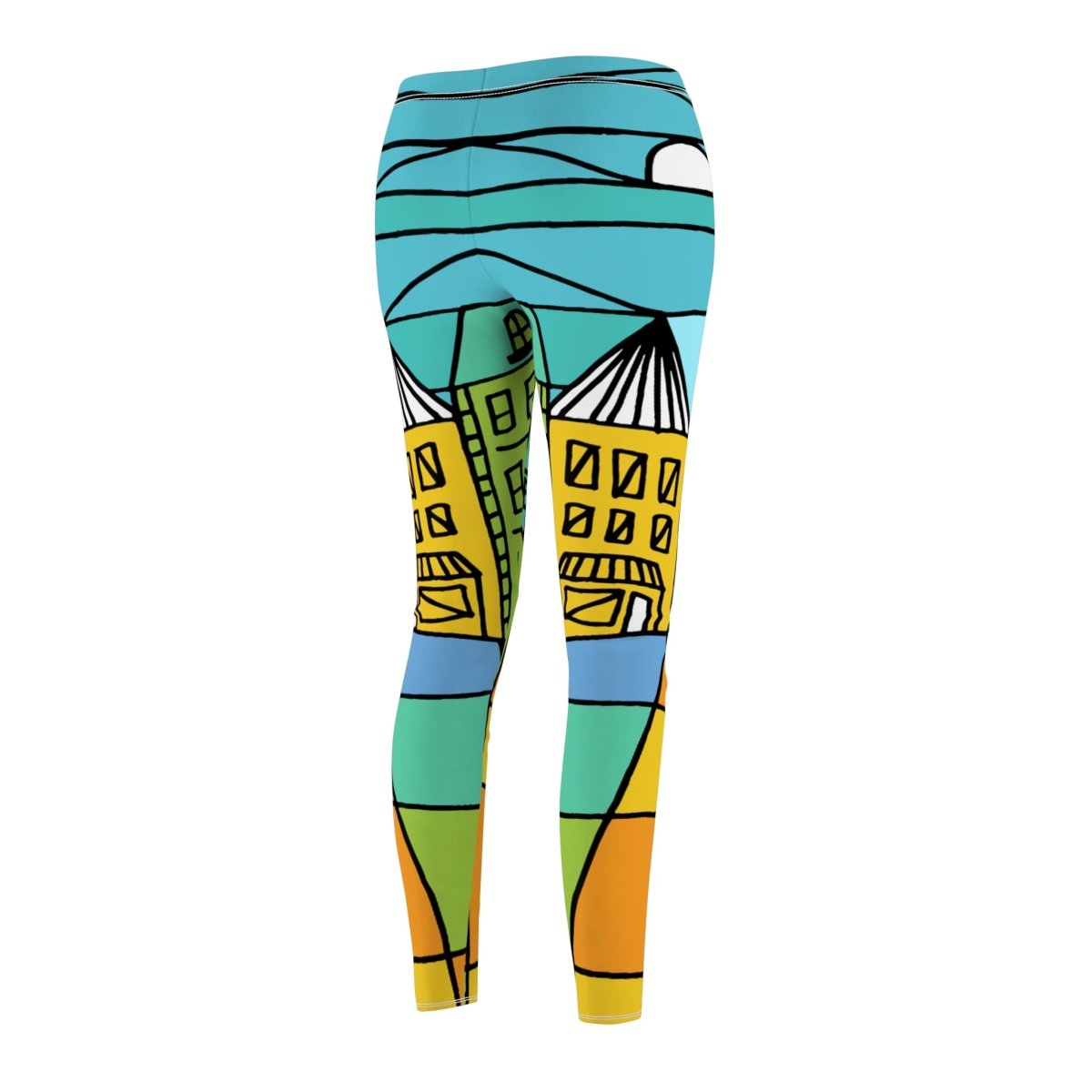 Colorful Abstract design Leggings - Earthbound Pacific