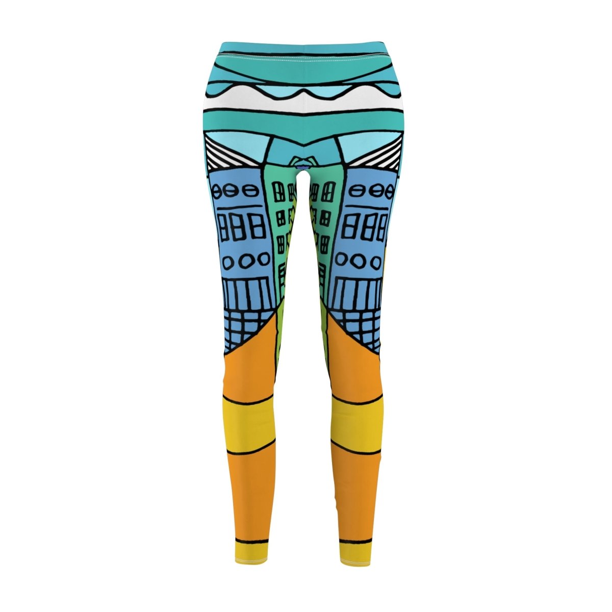 Colorful Abstract design Leggings - Earthbound Pacific