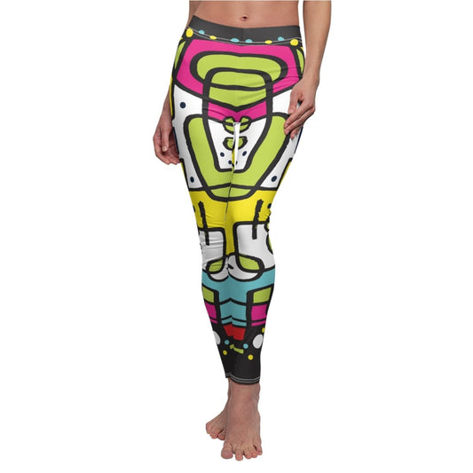 Colorful Abstract design Leggings - Earthbound Pacific