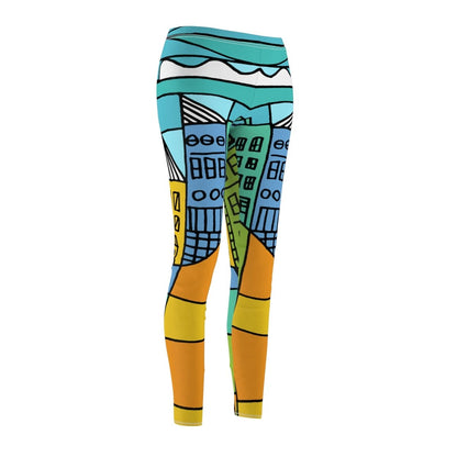 Colorful Abstract design Leggings - Earthbound Pacific