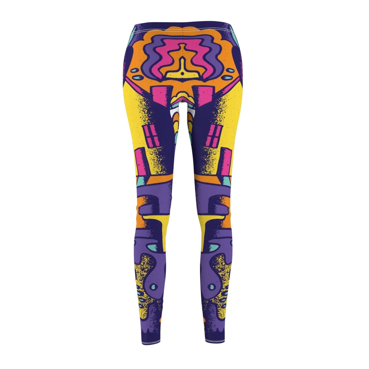 Colorful Abstract Doodle Leggings - Earthbound Pacific