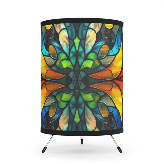 Colorful Abstract Tripod Lamp - High - Res Printed Shade for Modern Home Decor 26876811744779995328 Earthbound Pacific