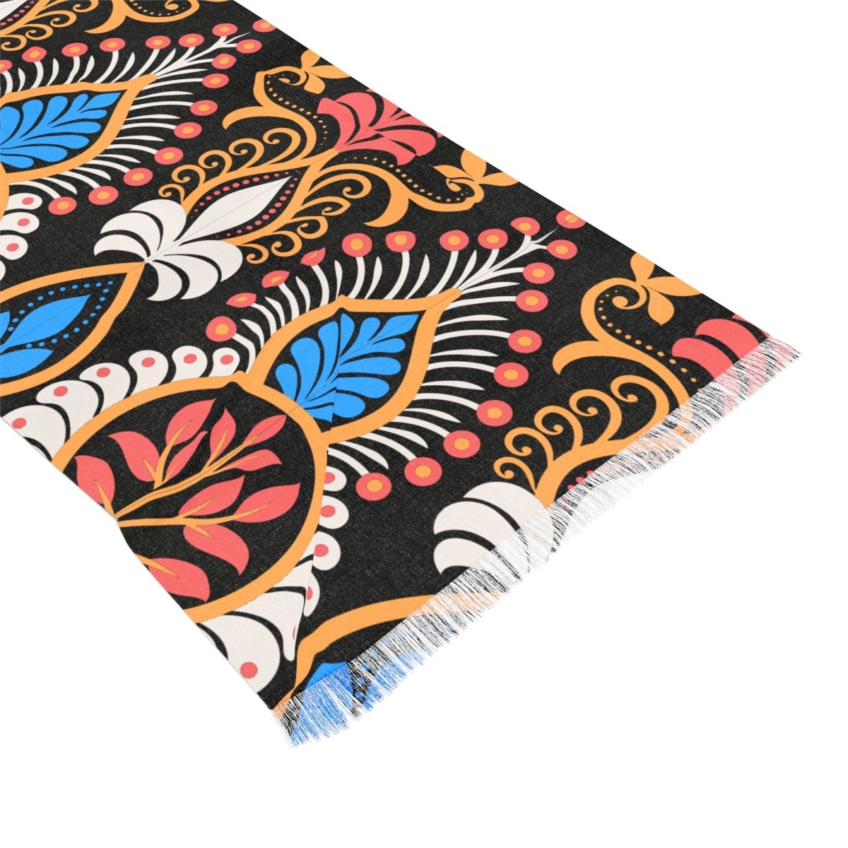 Colorful Geometric Scarf, Lightweight Scarf 25599650149263789686 Earthbound Pacific