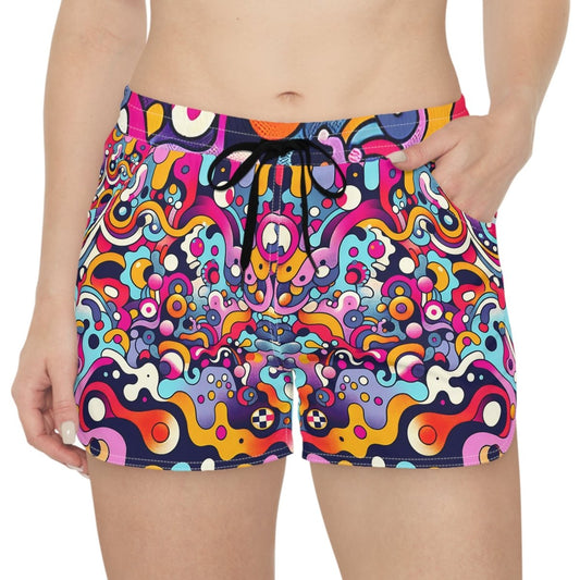 Colorful Harajuku Inspired Women's Shorts - Earthbound Pacific