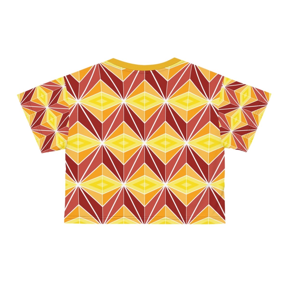 Colorful Moroccan Crop Tee - Earthbound Pacific