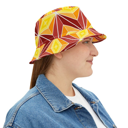 Colorful Moroccan Inspired Bucket Hat - Earthbound Pacific