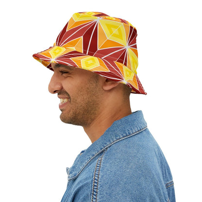 Colorful Moroccan Inspired Bucket Hat - Earthbound Pacific