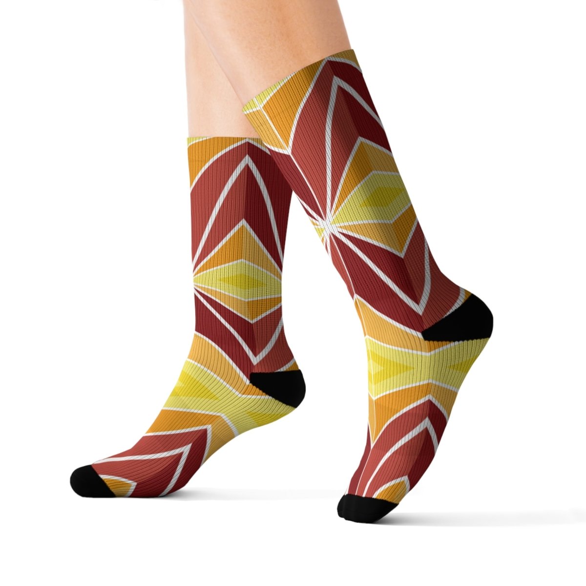 Colorful Moroccan Inspired design Socks - Earthbound Pacific