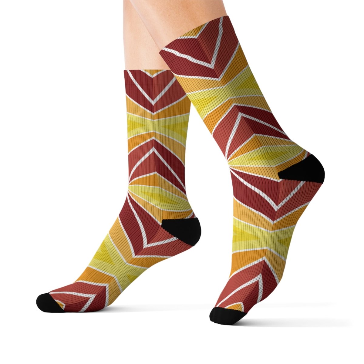 Colorful Moroccan Inspired design Socks - Earthbound Pacific