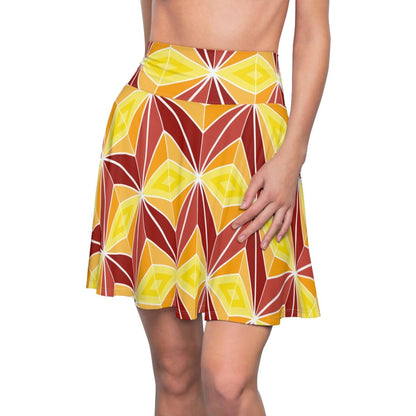 Colorful Moroccan Inspired Skater Skirt - Earthbound Pacific