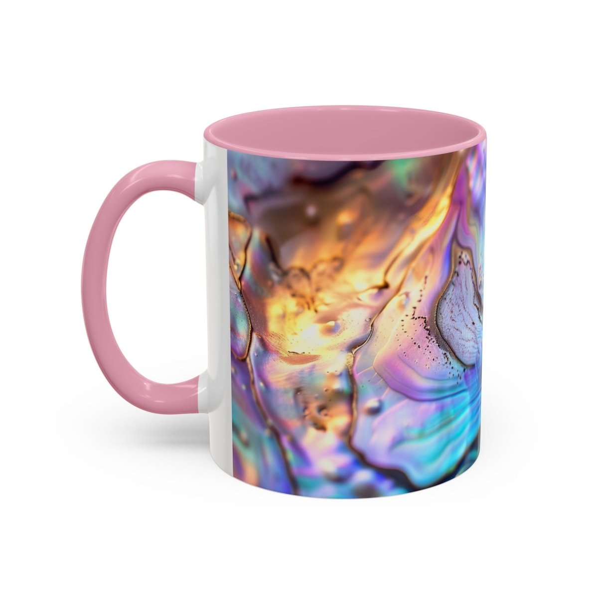 Colorful Mugs, New Zealand Paua Abalone Shell Inspired Design Mug, Souvenir Mug, Gift for Nature Lovers, Kitchen Decor, Coffee Cup, Tea Mug - Earthbound Pacific