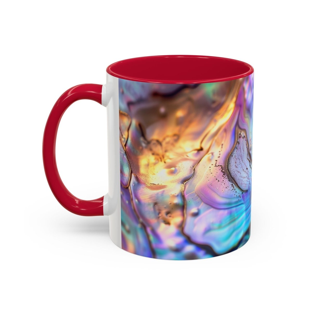 Colorful Mugs, New Zealand Paua Abalone Shell Inspired Design Mug, Souvenir Mug, Gift for Nature Lovers, Kitchen Decor, Coffee Cup, Tea Mug - Earthbound Pacific