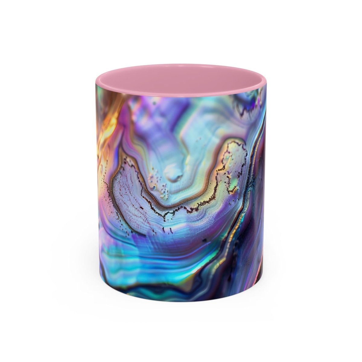 Colorful Mugs, New Zealand Paua Abalone Shell Inspired Design Mug, Souvenir Mug, Gift for Nature Lovers, Kitchen Decor, Coffee Cup, Tea Mug - Earthbound Pacific