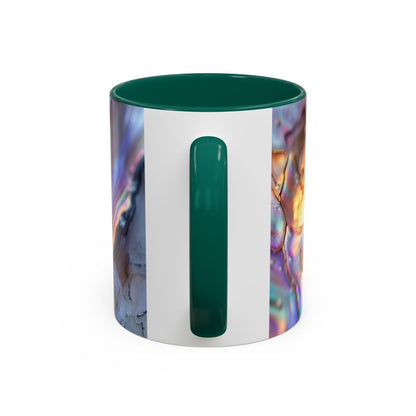 Colorful Mugs, New Zealand Paua Abalone Shell Inspired Design Mug, Souvenir Mug, Gift for Nature Lovers, Kitchen Decor, Coffee Cup, Tea Mug - Earthbound Pacific