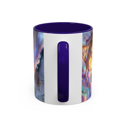 Colorful Mugs, New Zealand Paua Abalone Shell Inspired Design Mug, Souvenir Mug, Gift for Nature Lovers, Kitchen Decor, Coffee Cup, Tea Mug - Earthbound Pacific