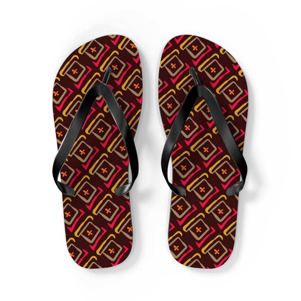 Colorful Patterned Flip Flops 25779268340747064117 Earthbound Pacific