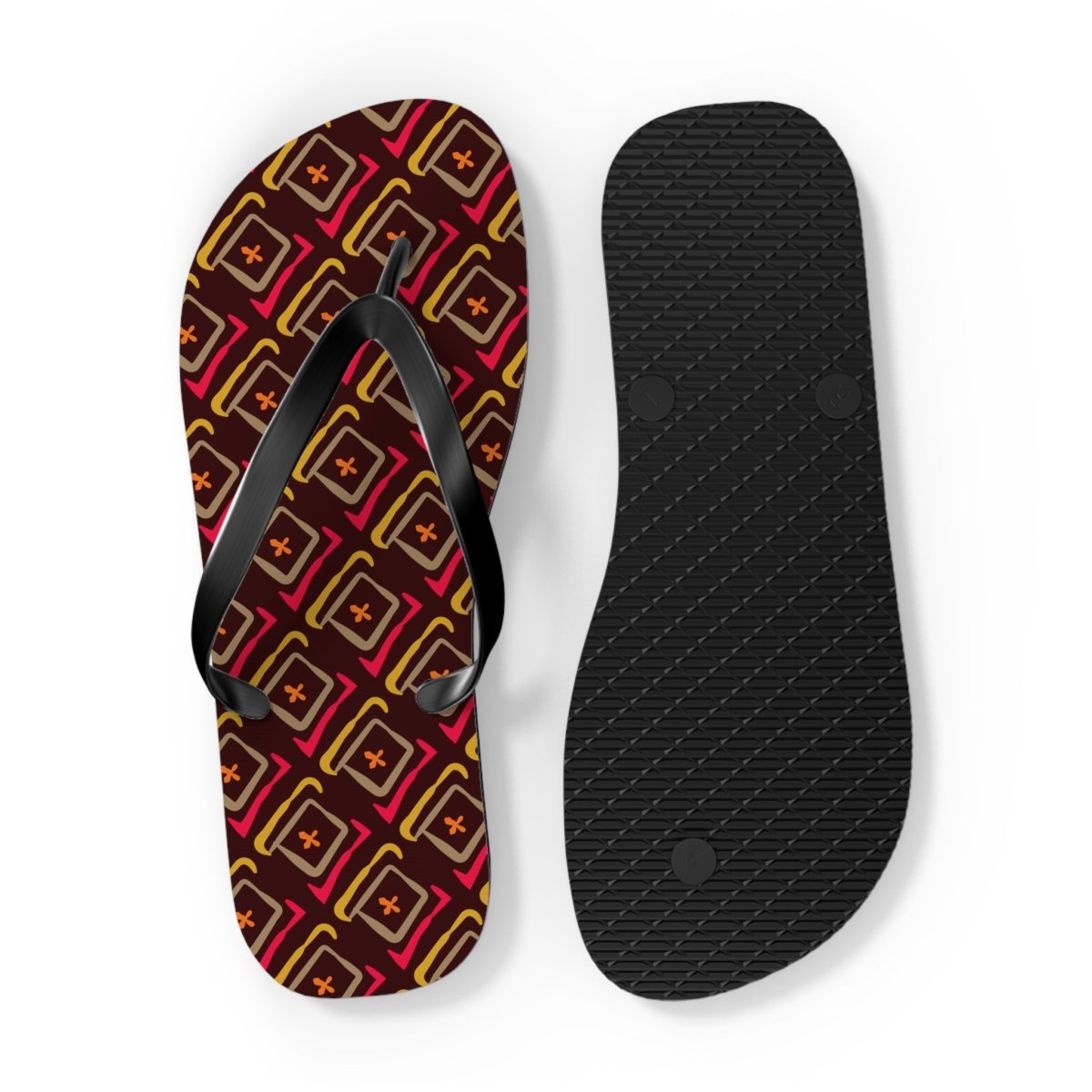 Colorful Patterned Flip Flops 50710864211552385091 Earthbound Pacific