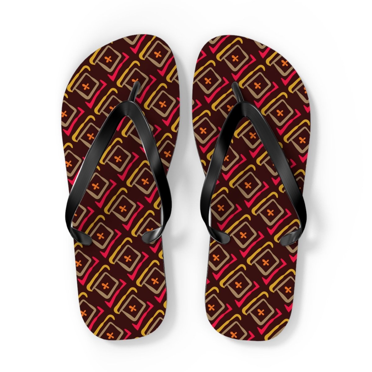 Colorful Patterned Flip Flops 50710864211552385091 Earthbound Pacific