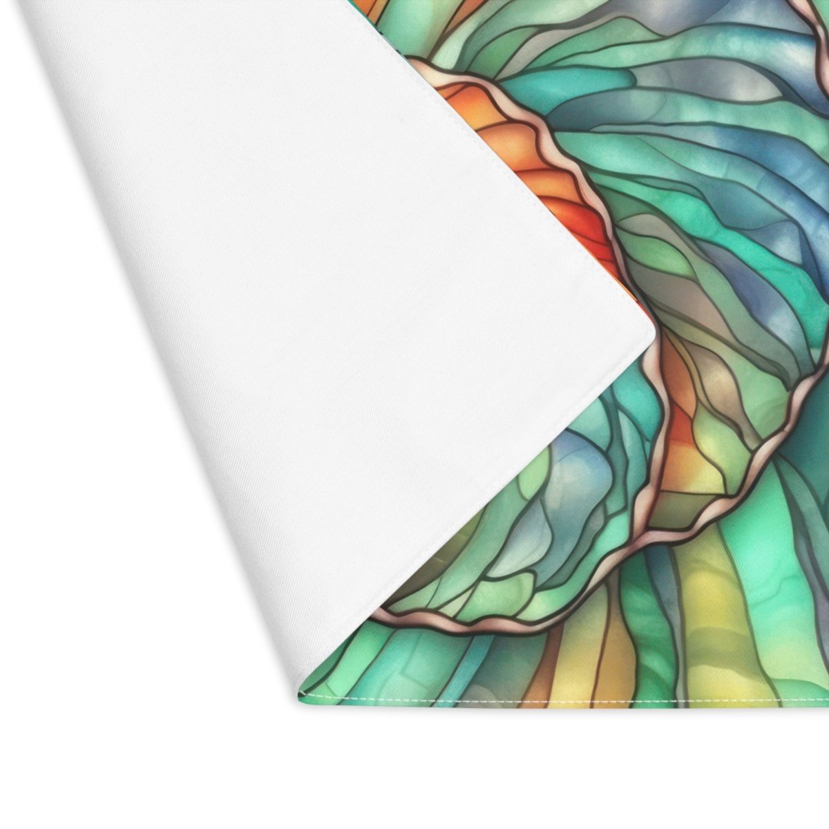 Colorful Spiral Claim Sea Shell Design Placemat - Nautical - Inspired Table Decor 40138499616329952063 Earthbound Pacific