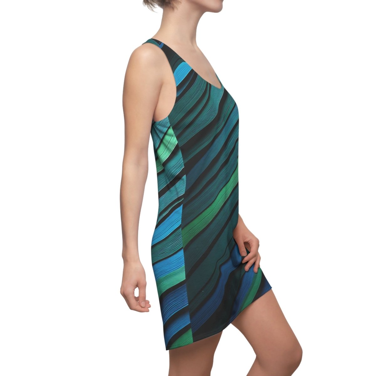 Colorful Striped Dress - Earthbound Pacific