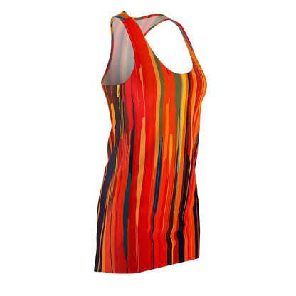 Colorful Striped Racerback Dress - Earthbound Pacific