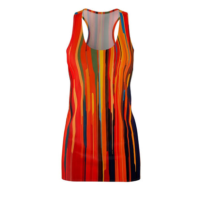 Colorful Striped Racerback Dress - Earthbound Pacific