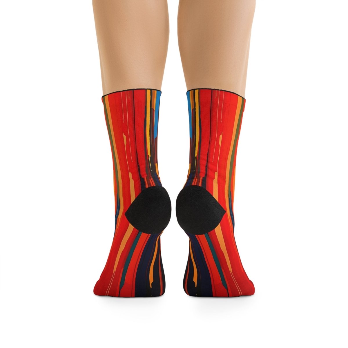 Colorful Striped Womens, Unisex Socks - Earthbound Pacific