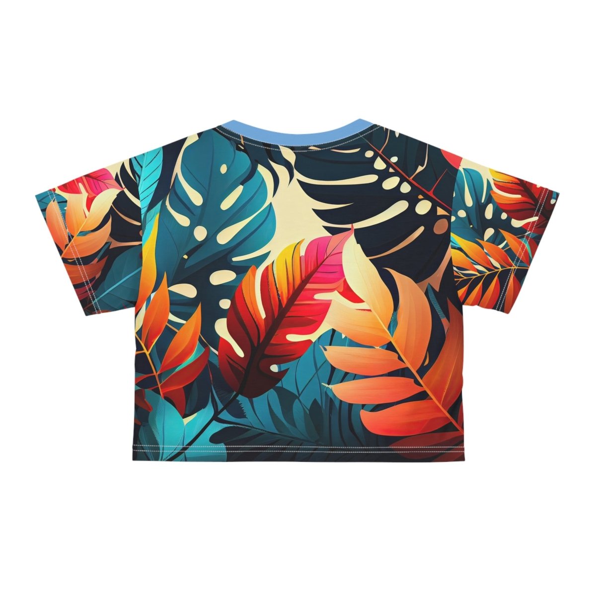 Colorful Tropical Crop Tee - Earthbound Pacific