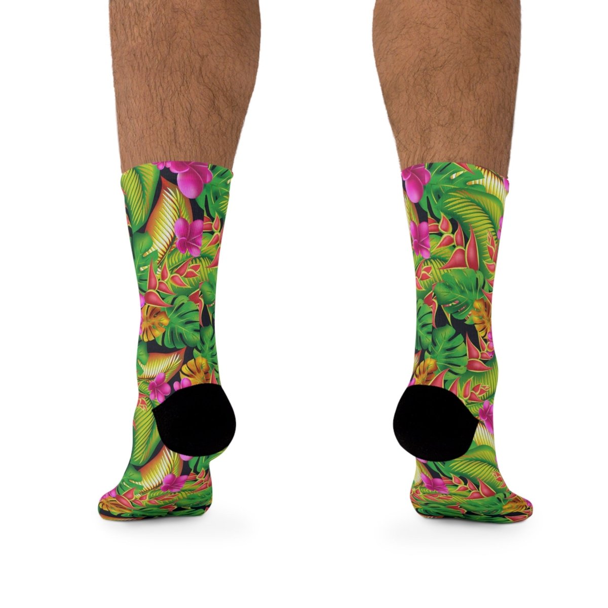 Colorful Tropical Floral Socks | Eco - Friendly 18336183127972189847 Earthbound Pacific