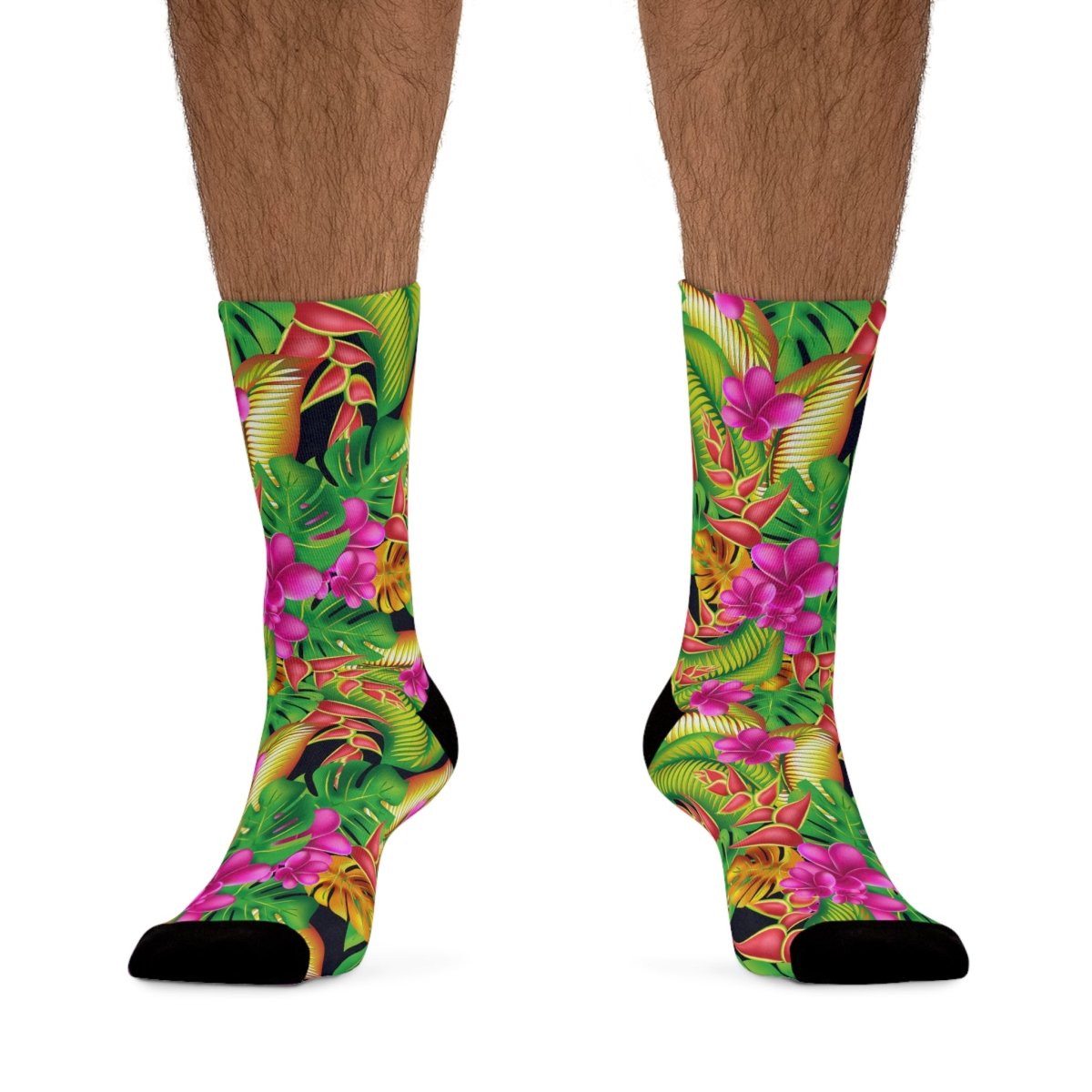 Colorful Tropical Floral Socks | Eco - Friendly 18336183127972189847 Earthbound Pacific
