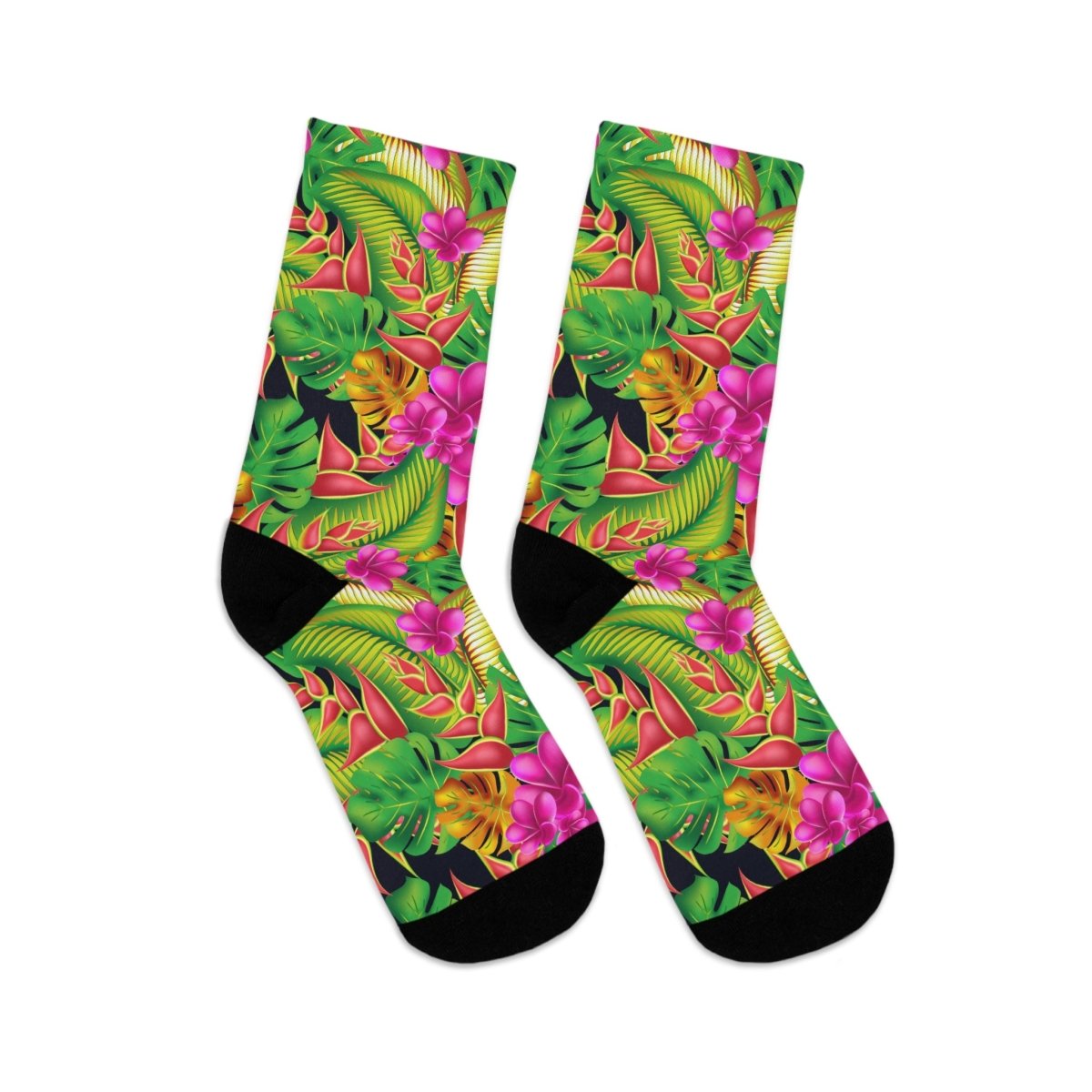 Colorful Tropical Floral Socks | Eco - Friendly 18336183127972189847 Earthbound Pacific
