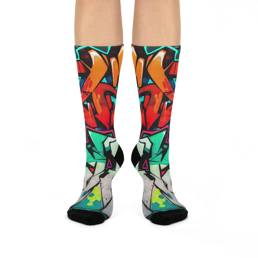 Crew Socks - Graffiti Urban Streetwear Footwear - Earthbound Pacific