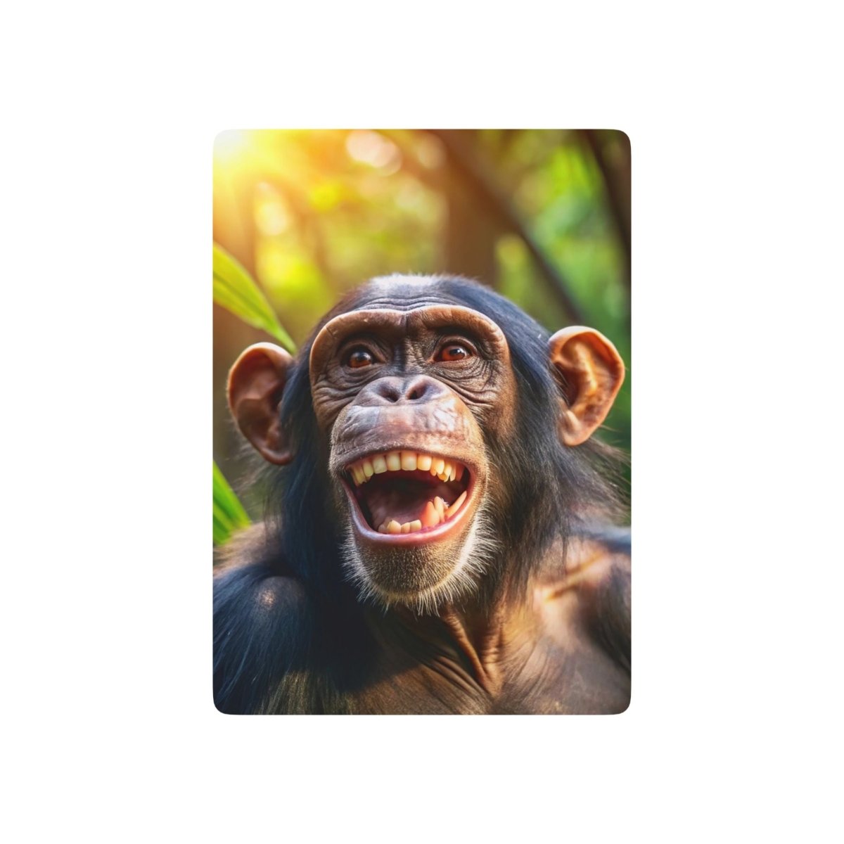 Custom Poker Playing Cards: funny Chimpanzee design, Deck of Cards, Card Game Gift, Playing Card Set, Novelty Playing Cards - Earthbound Pacific