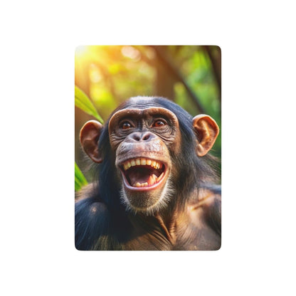 Custom Poker Playing Cards: funny Chimpanzee design, Deck of Cards, Card Game Gift, Playing Card Set, Novelty Playing Cards - Earthbound Pacific