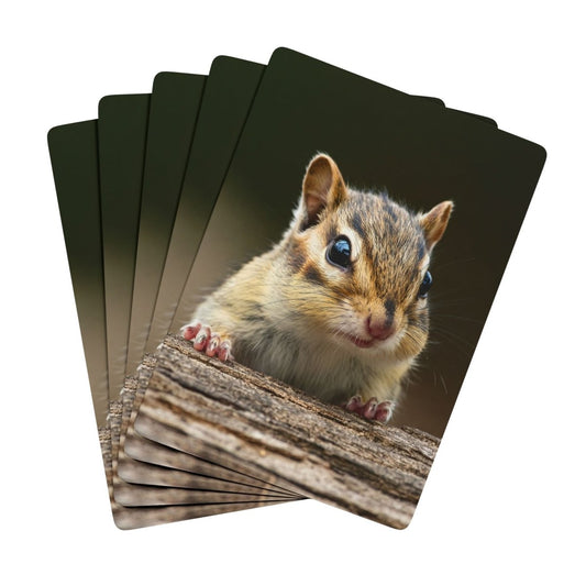 Cute Baby chipmunk Poker Playing Cards - Earthbound Pacific