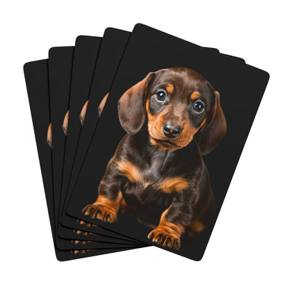 Cute Baby Dachshund Poker Playing Cards - Earthbound Pacific