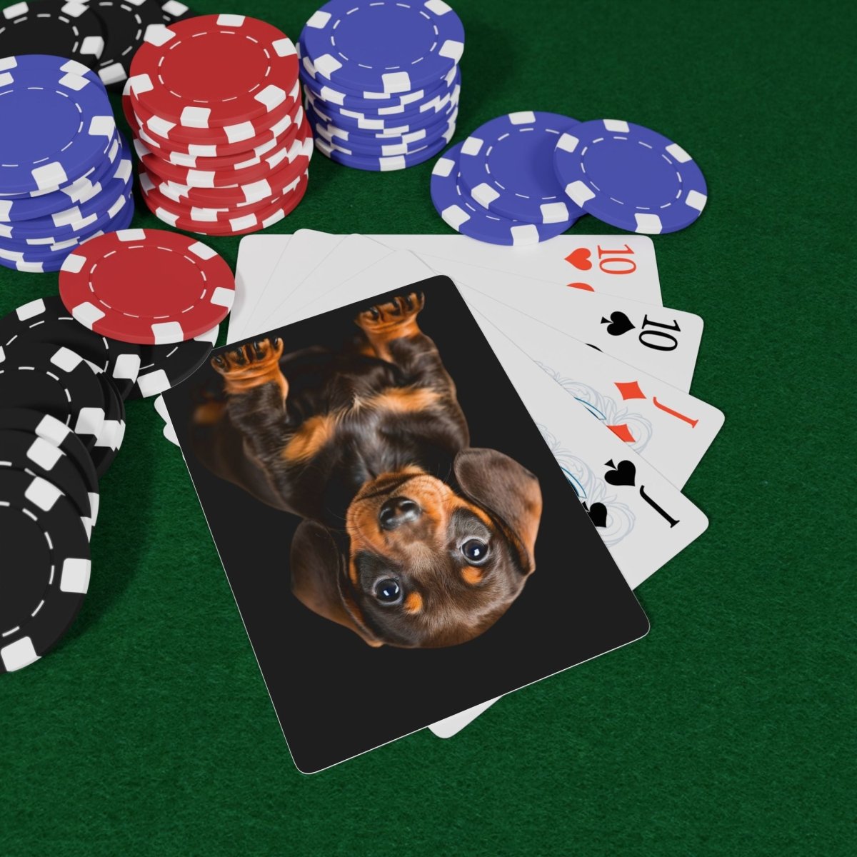 Cute Baby Dachshund Poker Playing Cards - Earthbound Pacific