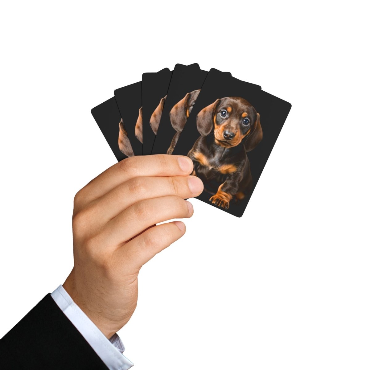 Cute Baby Dachshund Poker Playing Cards - Earthbound Pacific