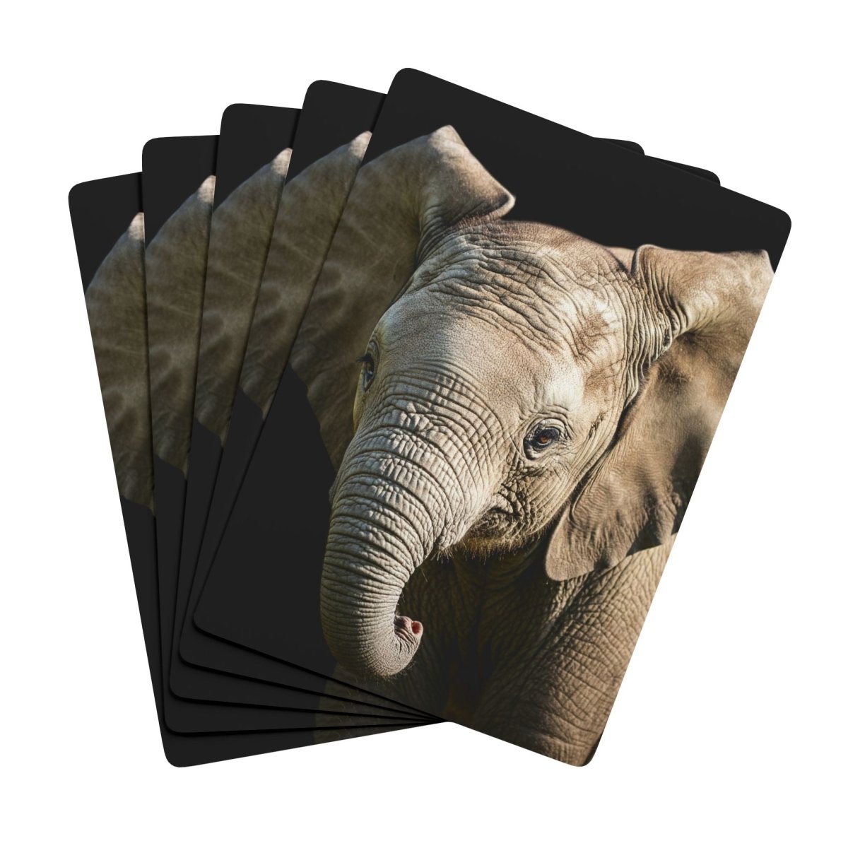 Cute Baby Elephant Poker Playing Cards - Earthbound Pacific