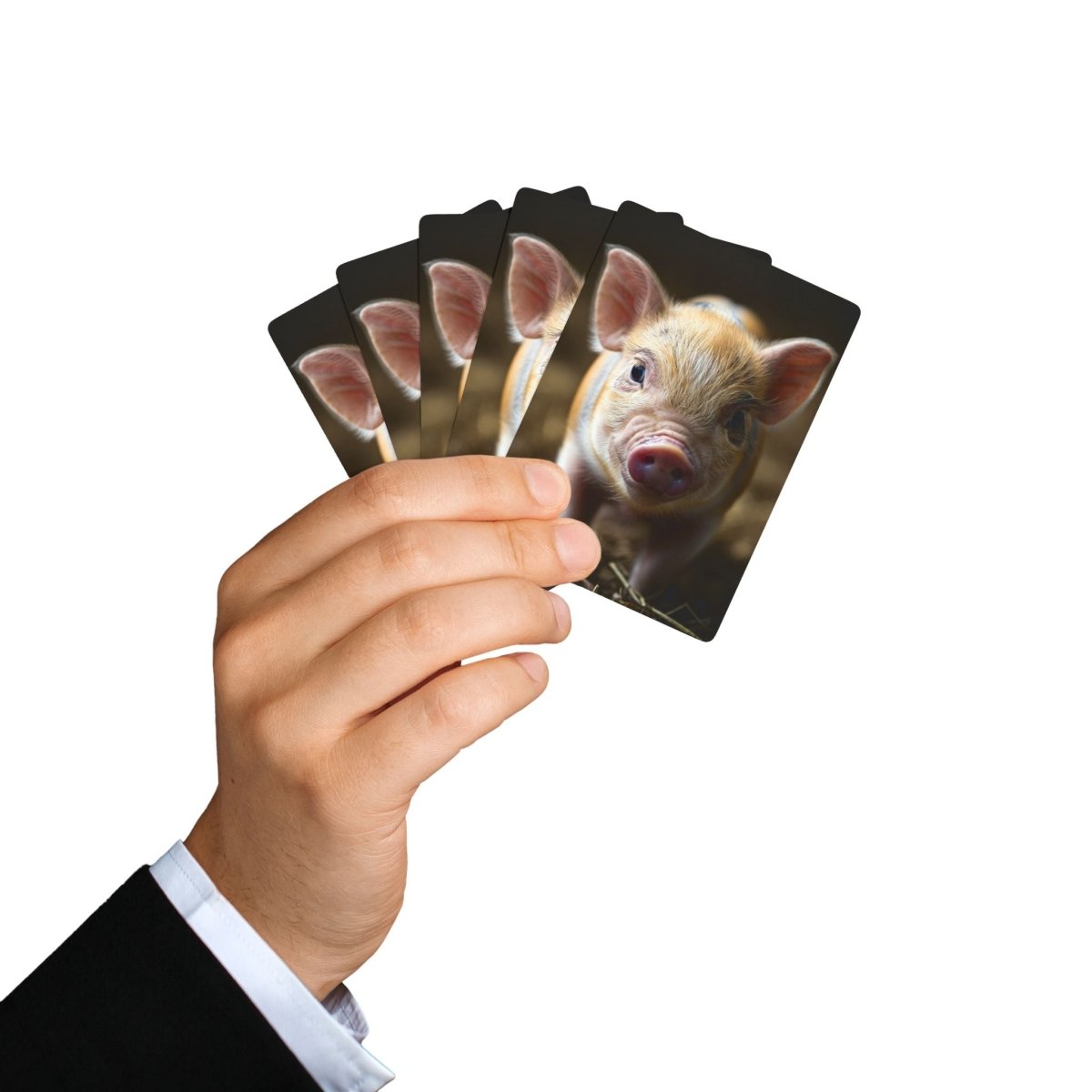 Cute Baby Pig Poker Playing Cards - Earthbound Pacific