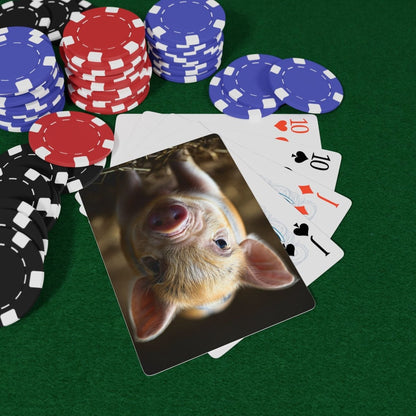 Cute Baby Pig Poker Playing Cards - Earthbound Pacific